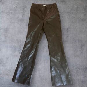 Wilfred Black leather pants from Aritzia size 6 leather pants wide leg